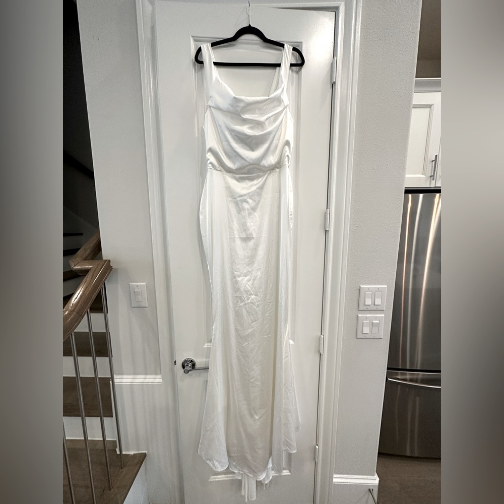 Moda Glam Boutique Delilah Corset Gown White
